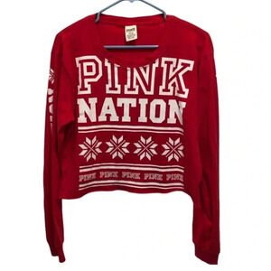 Victoria's Secret PINK Winter Cropped Top M